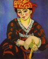 Madame Matisse madras rouge abstrakter Fauvismus Henri Matisse
